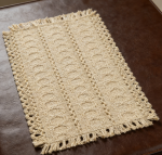 Burlap Brown Farmhouse Woven Rustic Hollow Placemats Set of 20 - 12x18 inch, Seasonal Holiday Table Mats