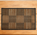 Bamboo Placemats Set of 20 - Natural Anti-Slip Heat-Resistant, Japanese Style Washable, 18x12 inch