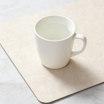 Faux Leather Placemats Set of 20 - Waterproof Wipe Clean Heat Resistant Anti-Slip, 17x12 inch, Beige, Indoor/Outdoor Dining - Image 3